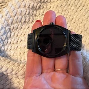 Women’s black on black Nixon Watch